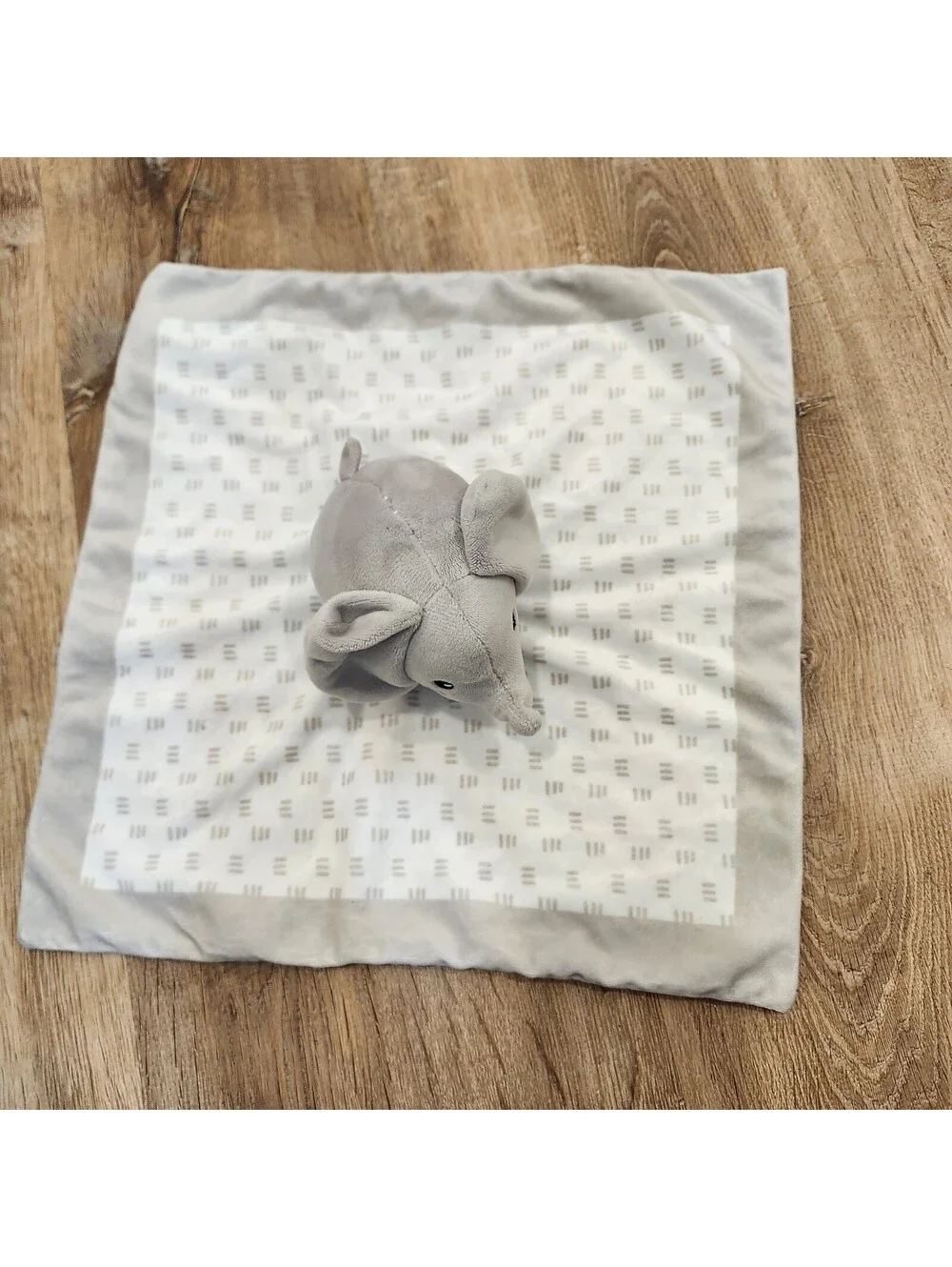 Pearhead Elephant Lovey Security Blanket, Newborn Infant and Toddler Toy Neutral